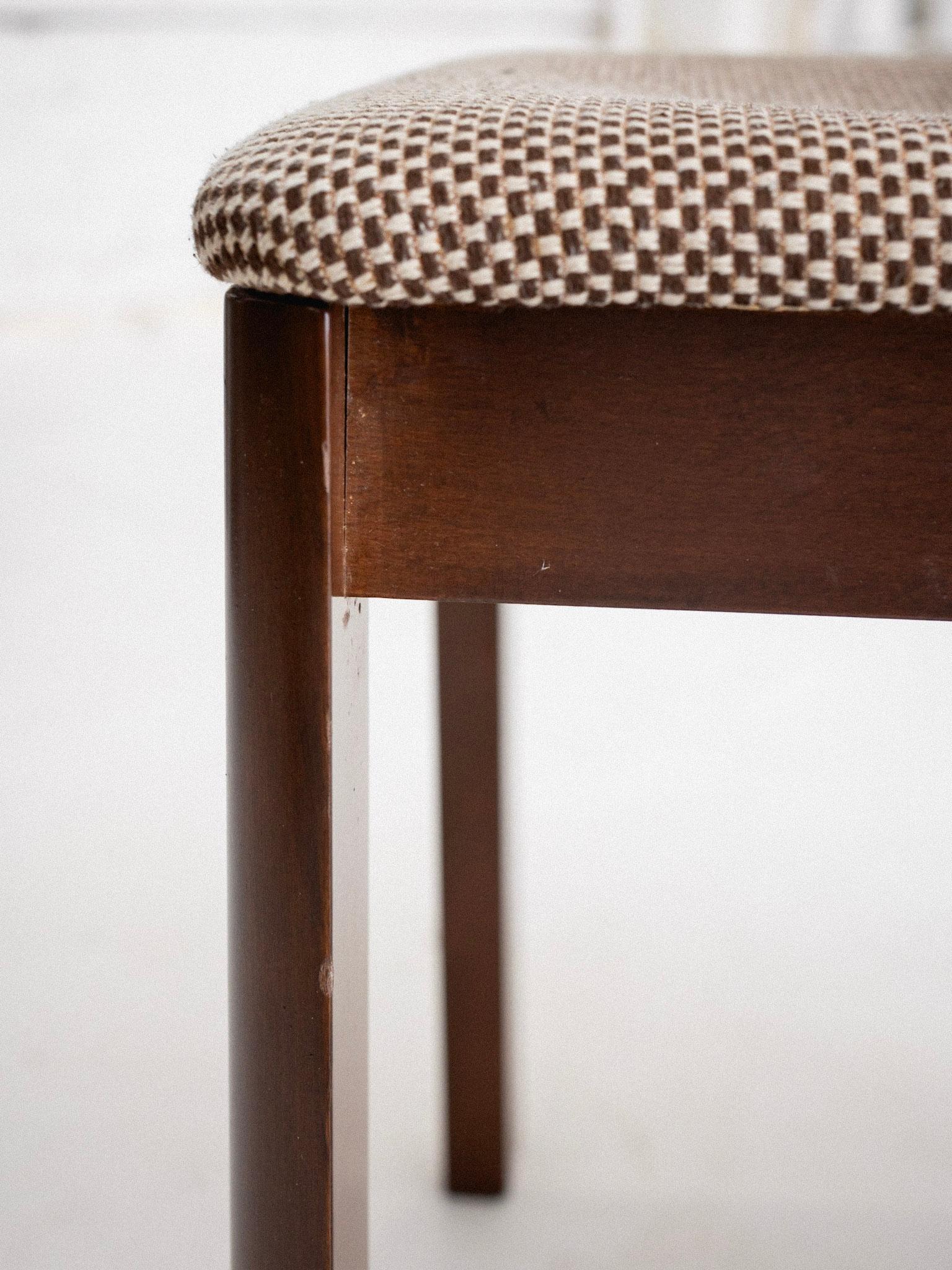Mid Century Italian Sculpted Wood Dining Chairs - a set of 4 4