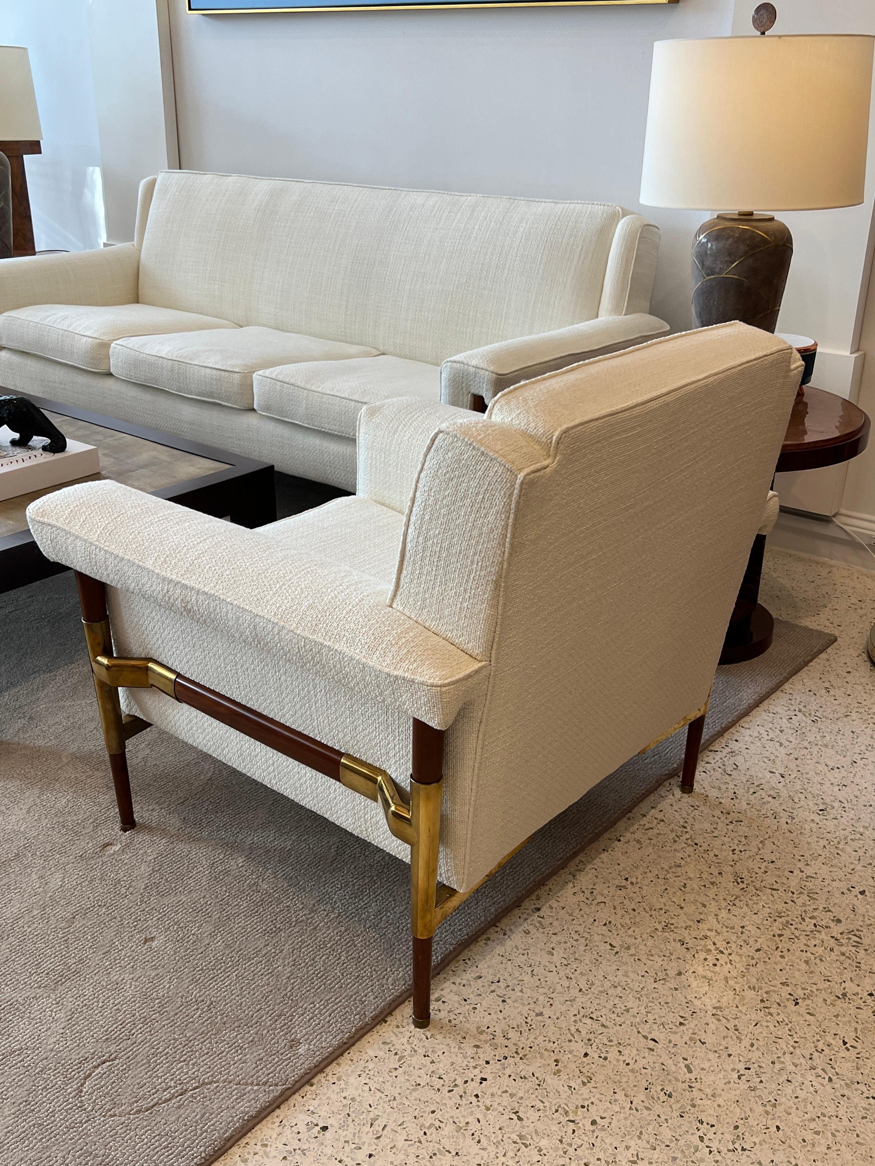 Mid-Century Italian Seating Set in the Style of Gio Ponti In Good Condition In Miami, FL