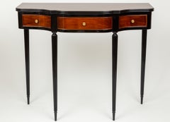 Mid Century Italian Serpentine Console Table, Attributed to Paola Buffa
