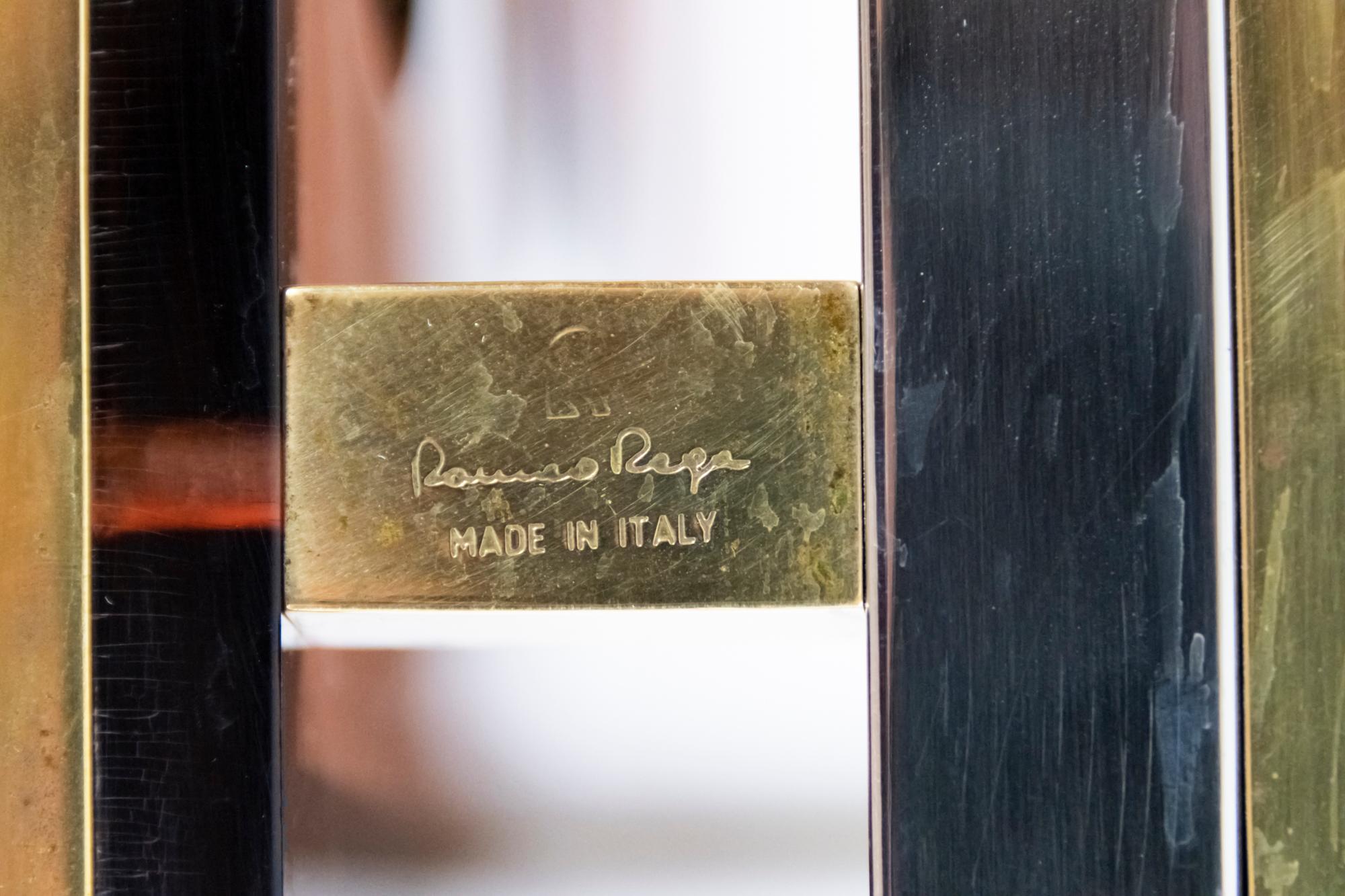 Mid-Century Italian Serving Table/Cart Signed Romeo Rega 1