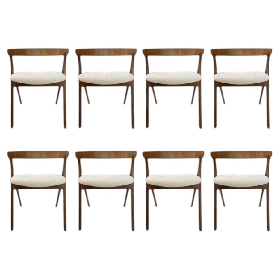 Mid-Century Italian Set of 8 Chairs