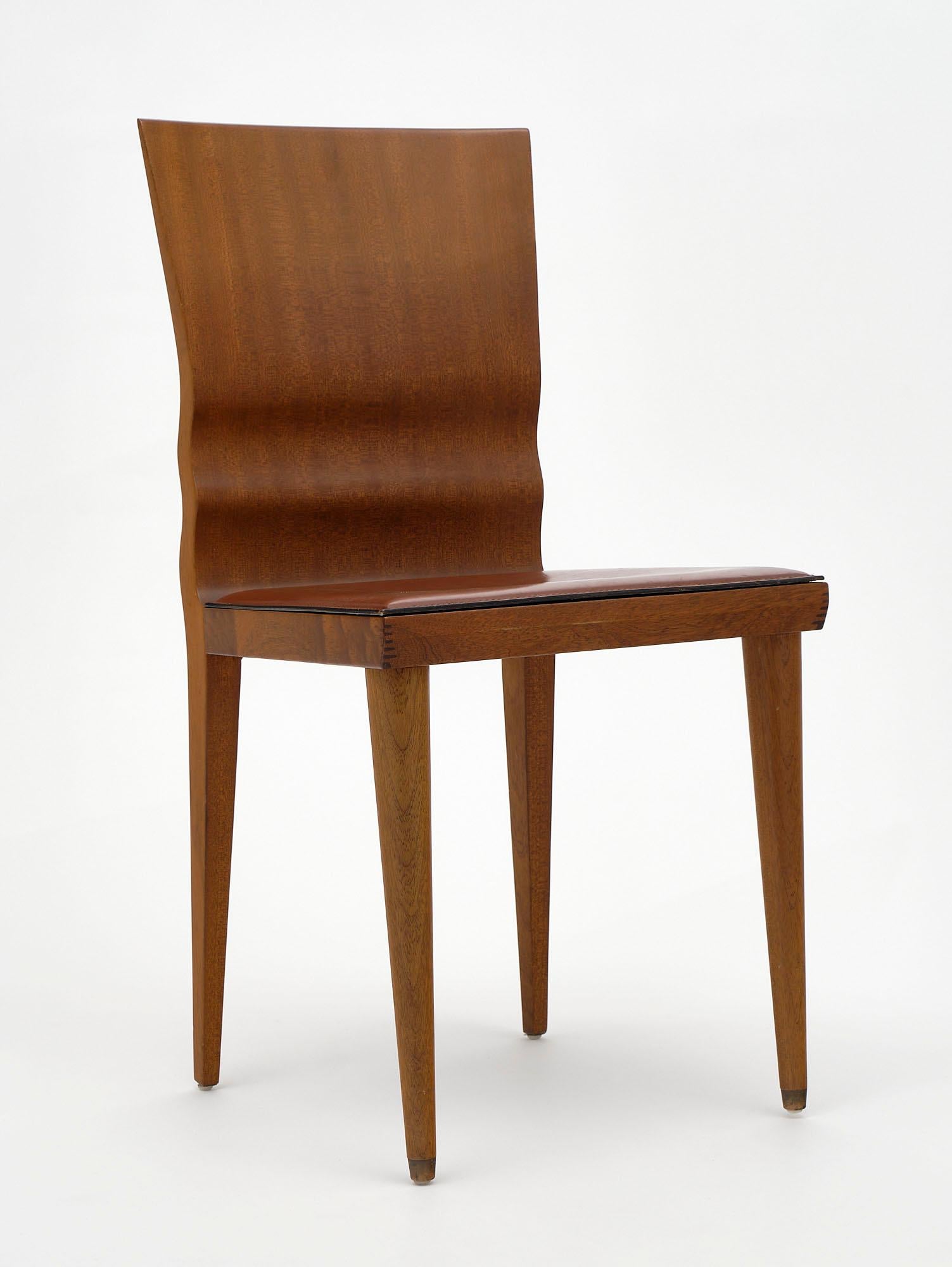 Mid-Century Modern Set of Four 'Diva' Chairs by William Sawaya, Sawaya & Moroni