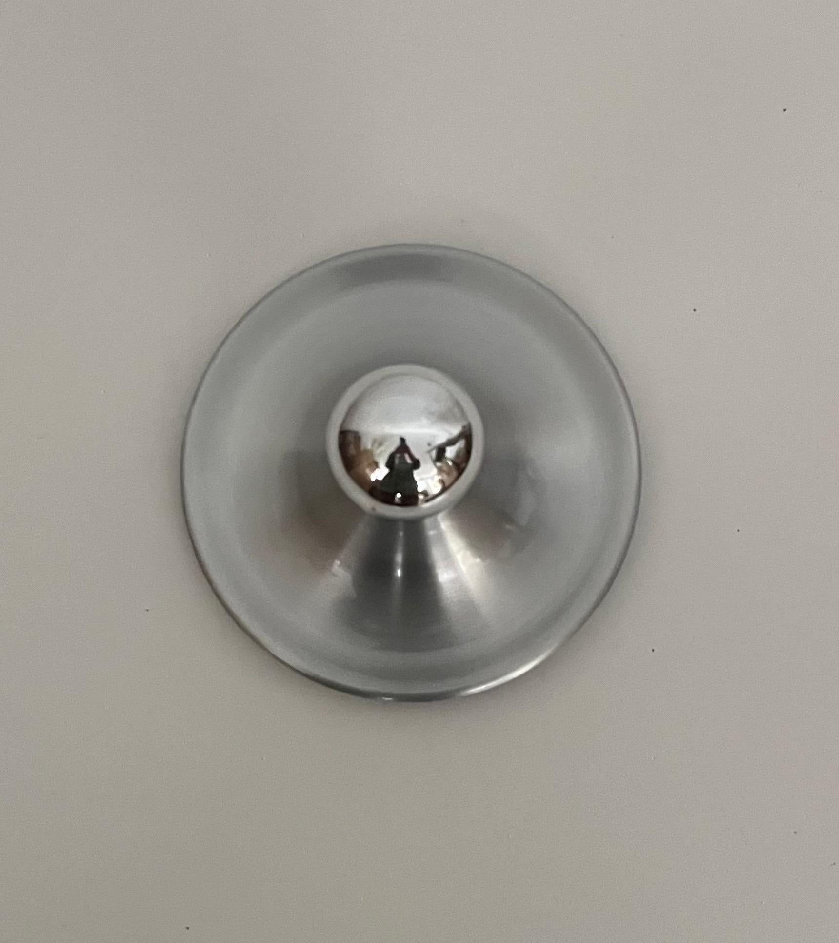 Italienischer Satz von vier Metallhalterungen aus der Mitte des Jahrhunderts von Targetti Sankey, 1970er Jahre im Angebot 7