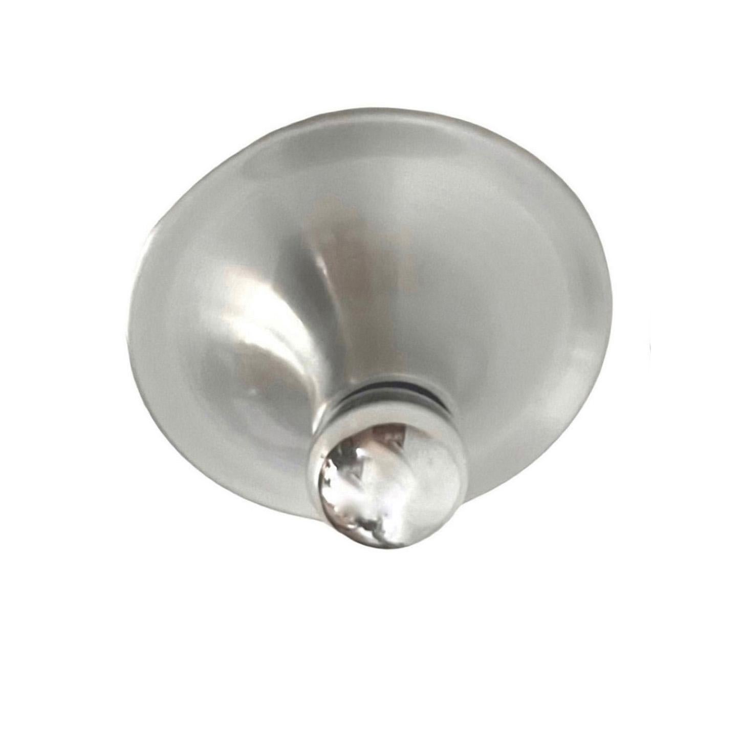Cool Set of Three Metal Flush Mounts or Wall Sconces by Targetti Sankey. Model: 3076406. These fixtures were designed and manufactured in Italy during 1970s
These fixtures have never been used, the condition is very good. “Targetti” original sticker