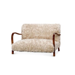 Mid-Century Italian Settee Sofa 1950's