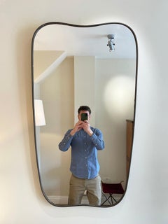 Mid-Century Italian Shield Mirror