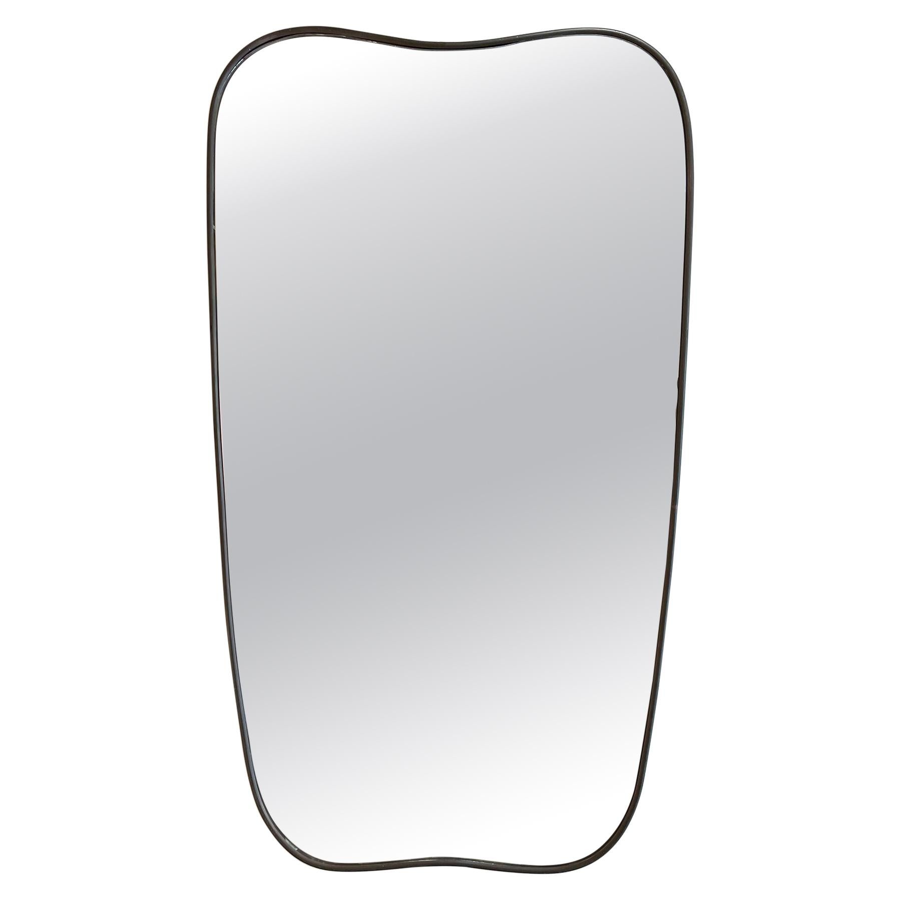 Mid-Century Italian Shield Mirror