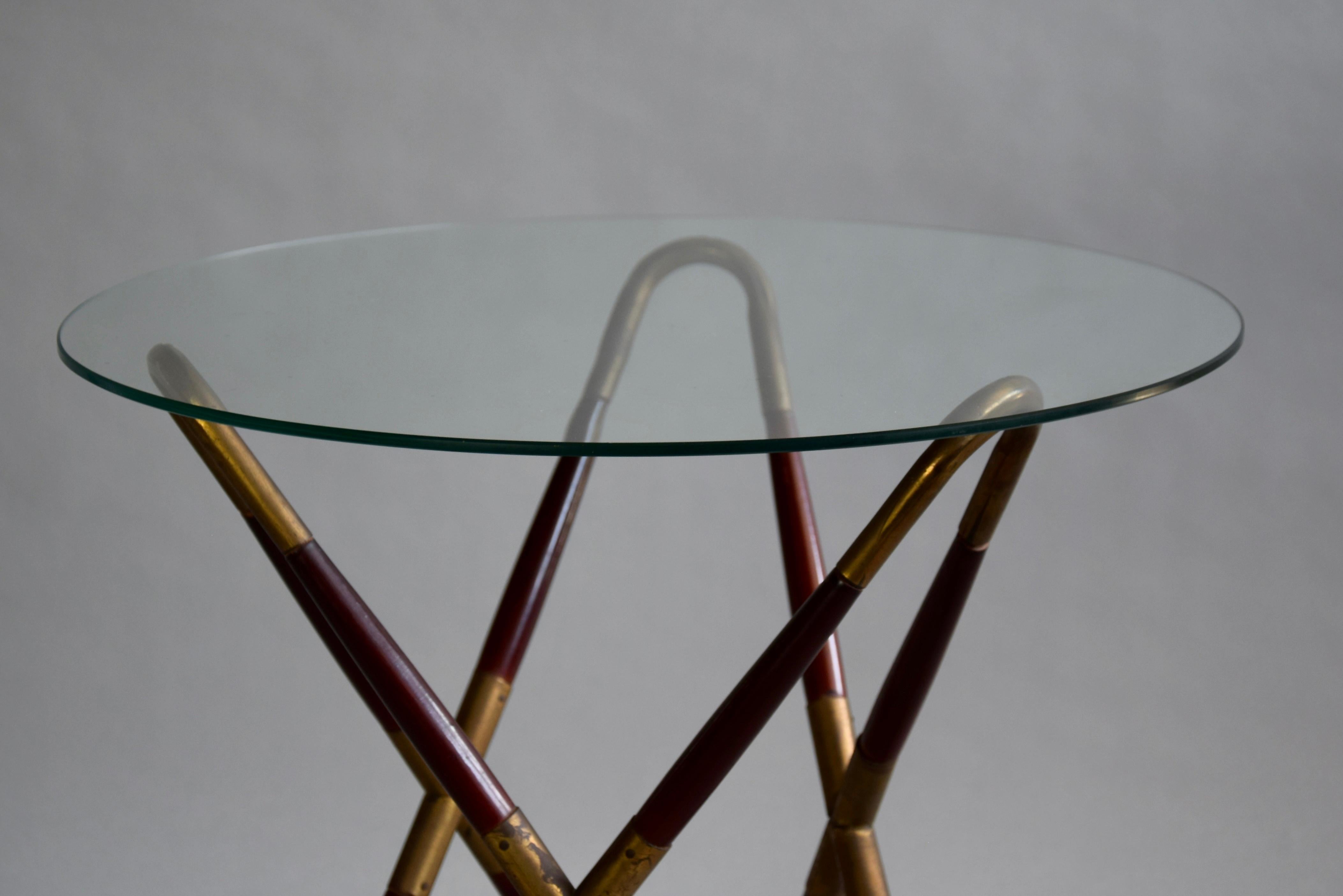 Mid-Century Italian Side Table by Cesare Lacca In Good Condition In Weesp, NL