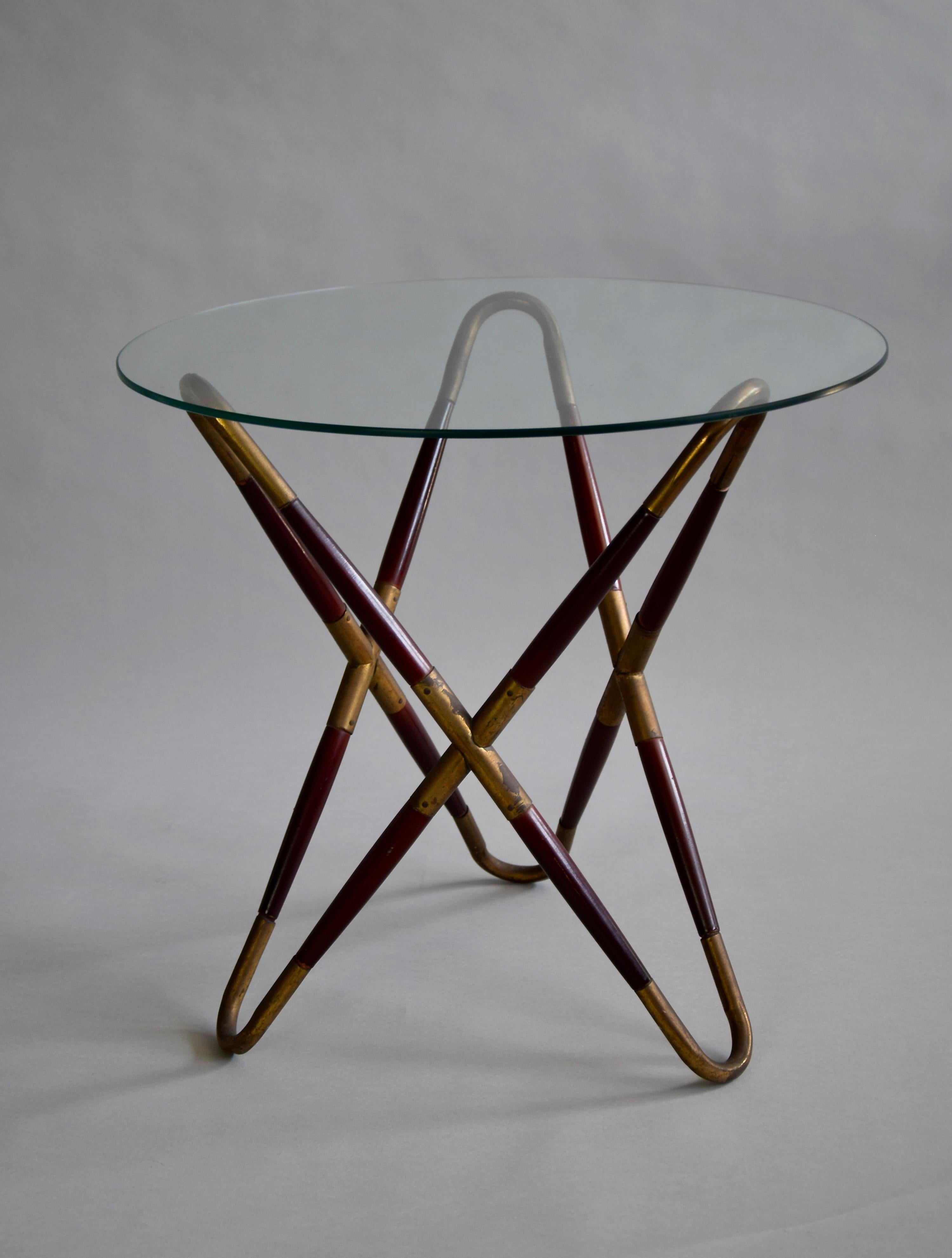 Mid-Century Italian Side Table by Cesare Lacca 1