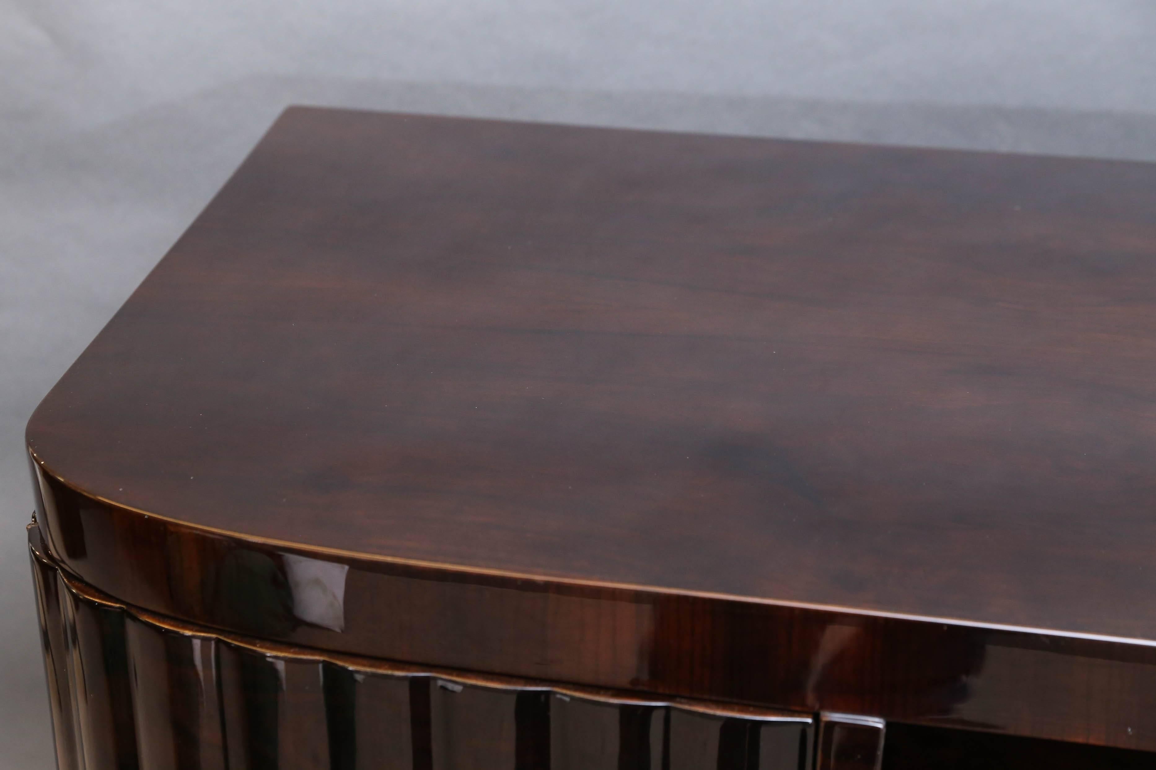 Mid-Century Modern Midcentury Italian Sideboard or Book Case in Walnut