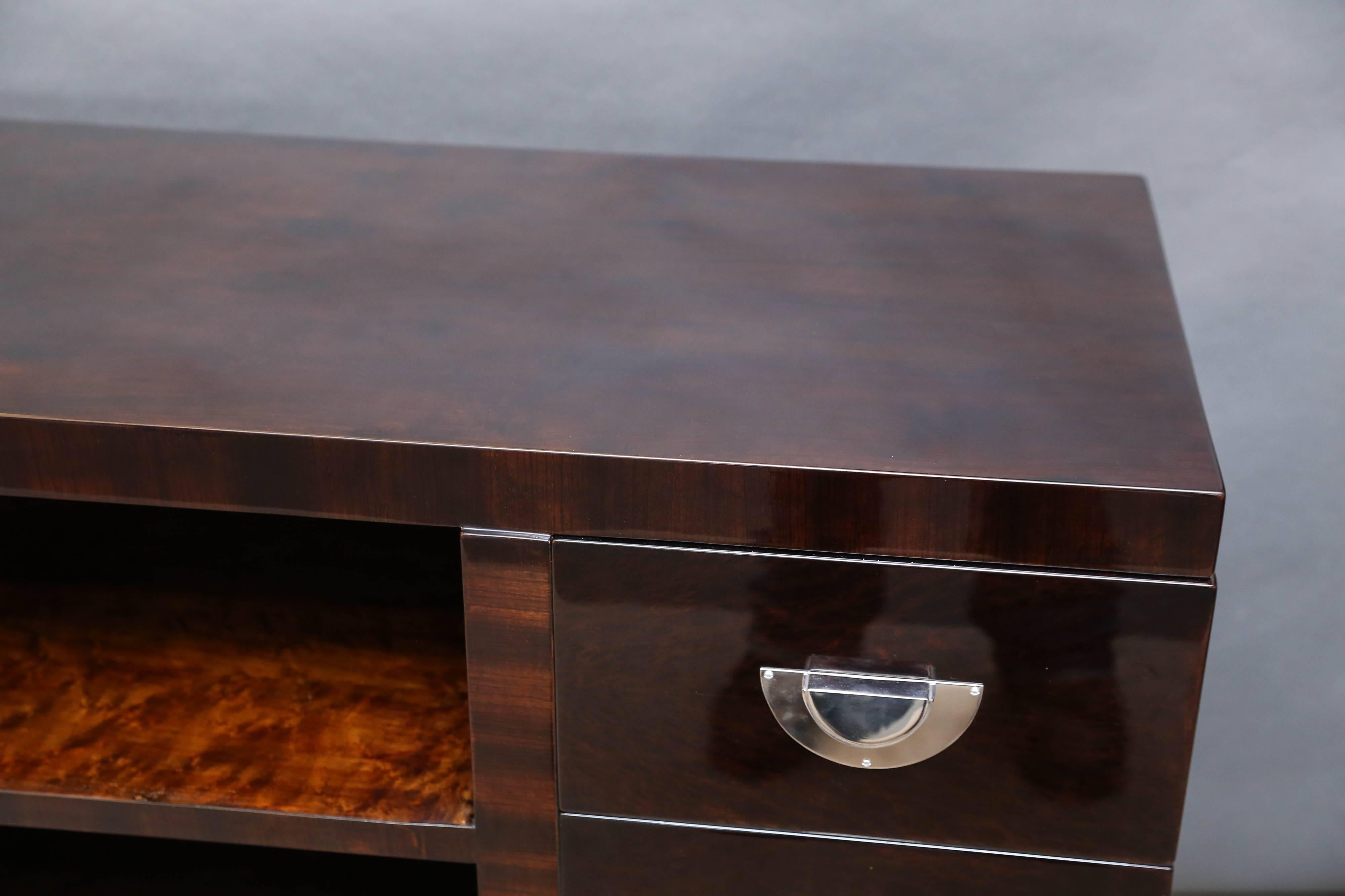 Mid-20th Century Midcentury Italian Sideboard or Book Case in Walnut