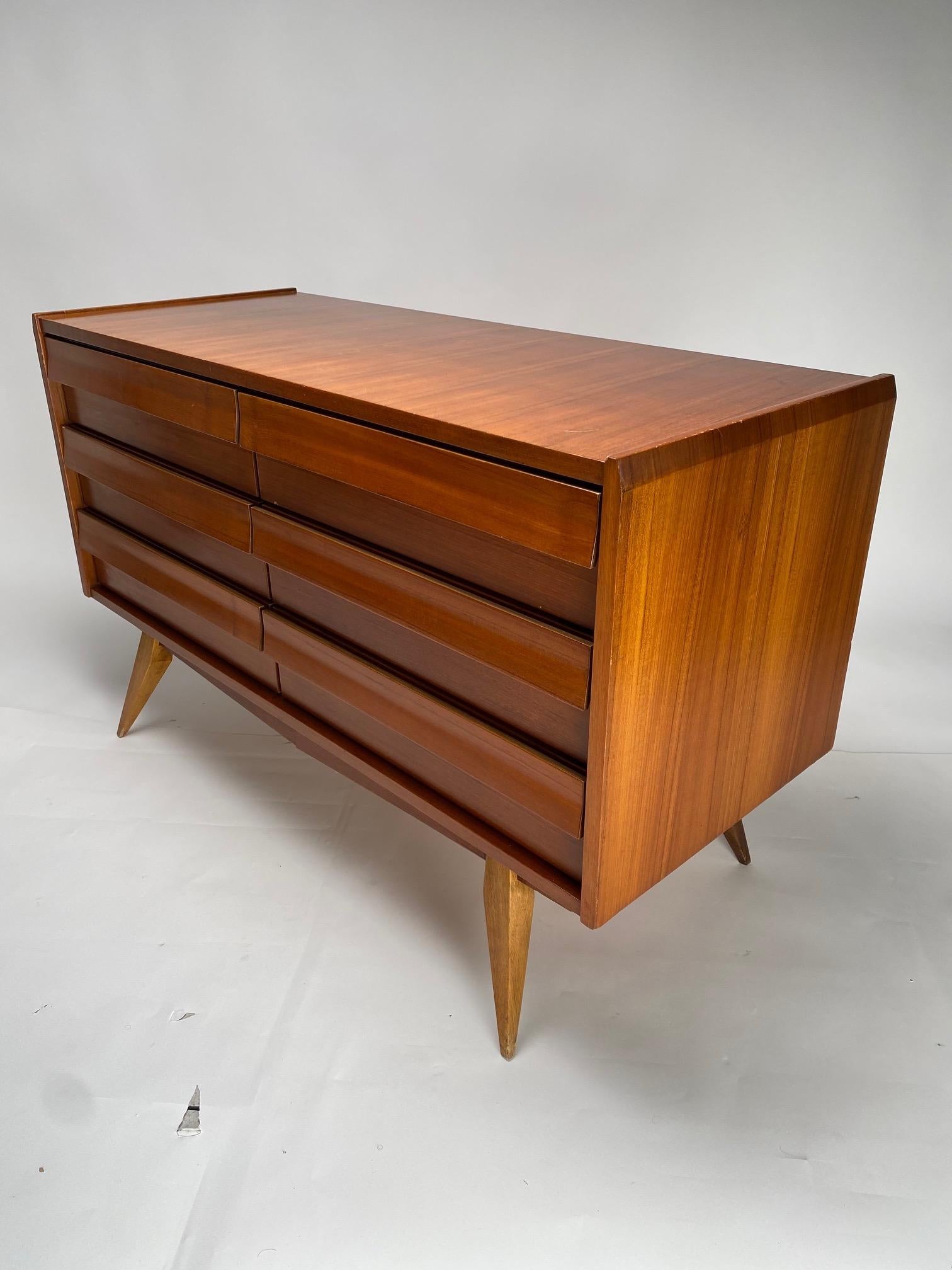 Mid-20th Century Mid-Century Italian Sideboard, 1950s For Sale