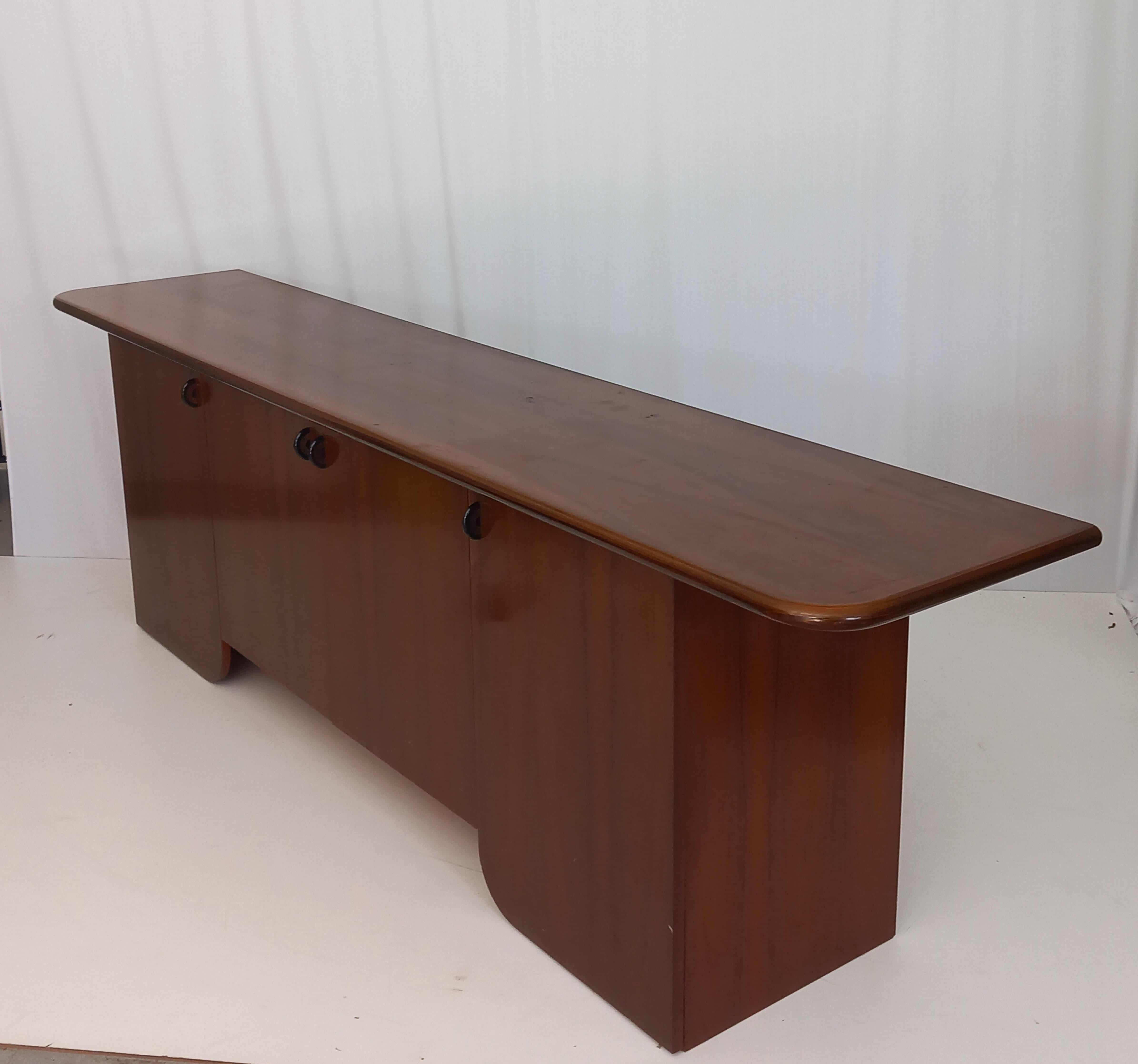 Aparador italiano de mediados de siglo, años 80 Madera en venta