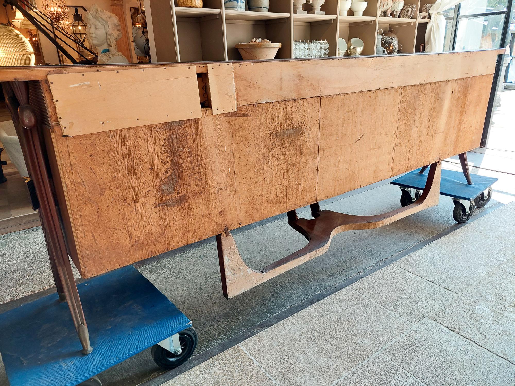 Mid-century Italian sideboard attributed to Osvaldo Borsani from the 1940s For Sale 13