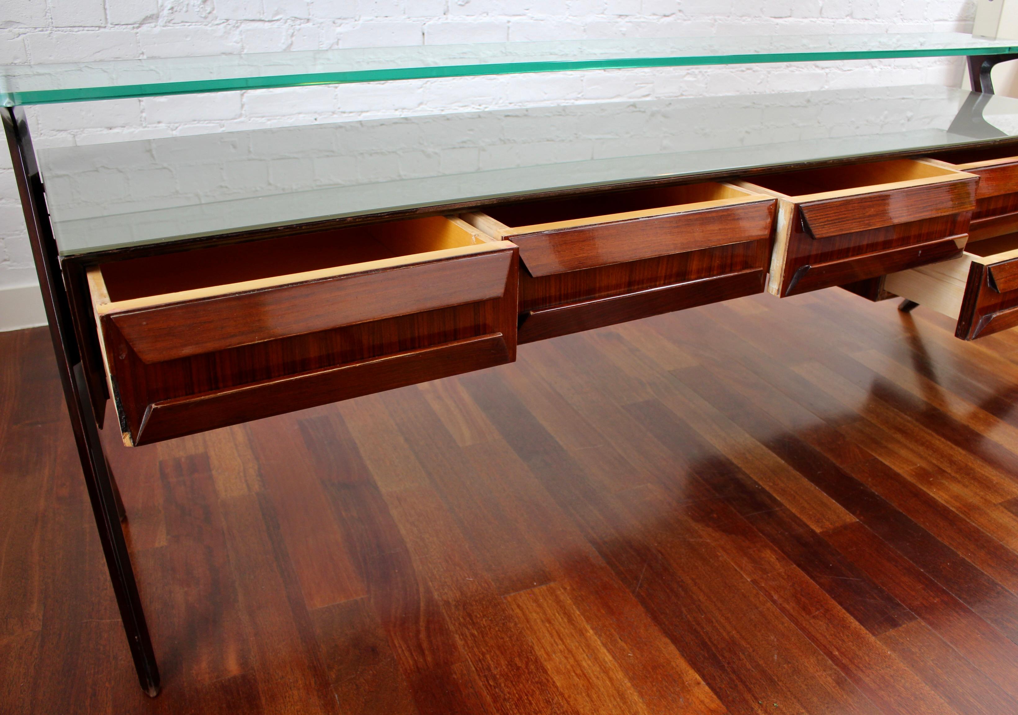 Mid-Century Italian Sideboard by Vittorio Dassi (circa 1950s) For Sale 9