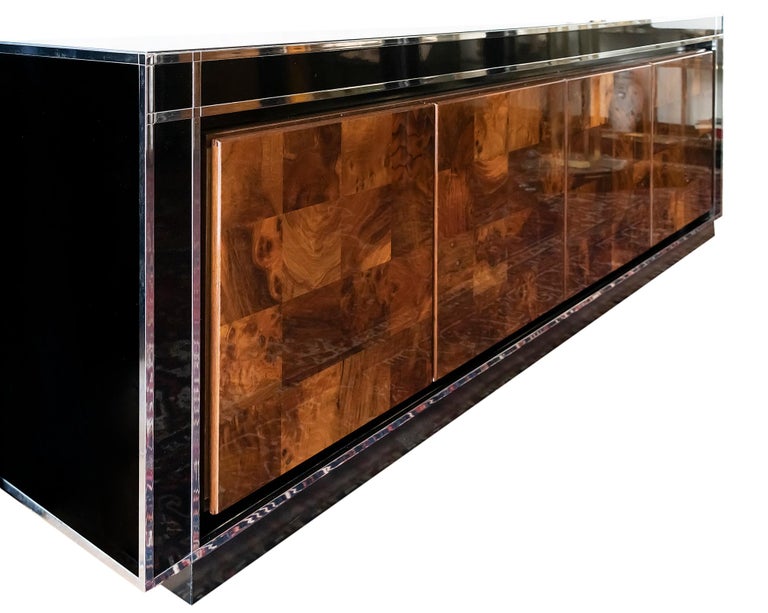 Mid-Century Modern Midcentury Italian Sideboard by Willy Rizzo For Sale