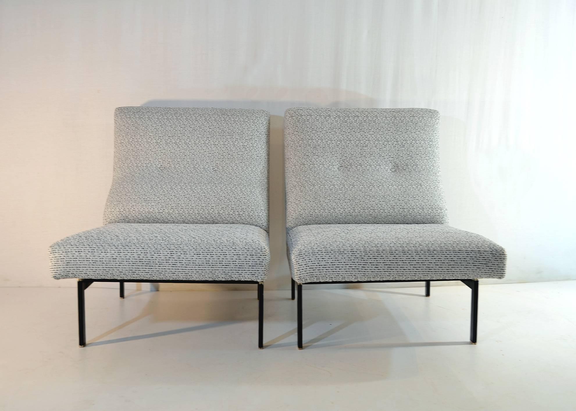 Mid Century Modern Slipper Lounge Chairs Italy In Excellent Condition In Albano Laziale, Rome/Lazio