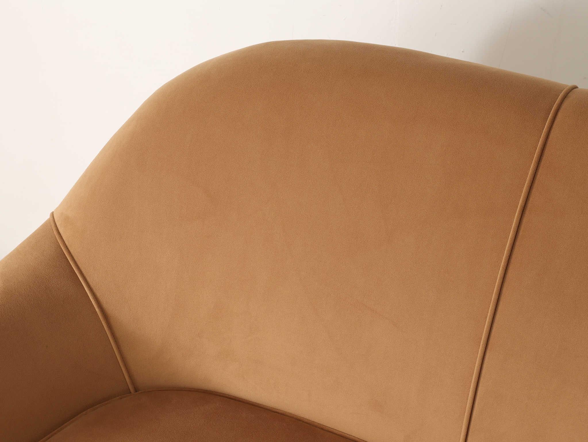 Metal Mid-Century Italian Sofa by ISA Bergamo