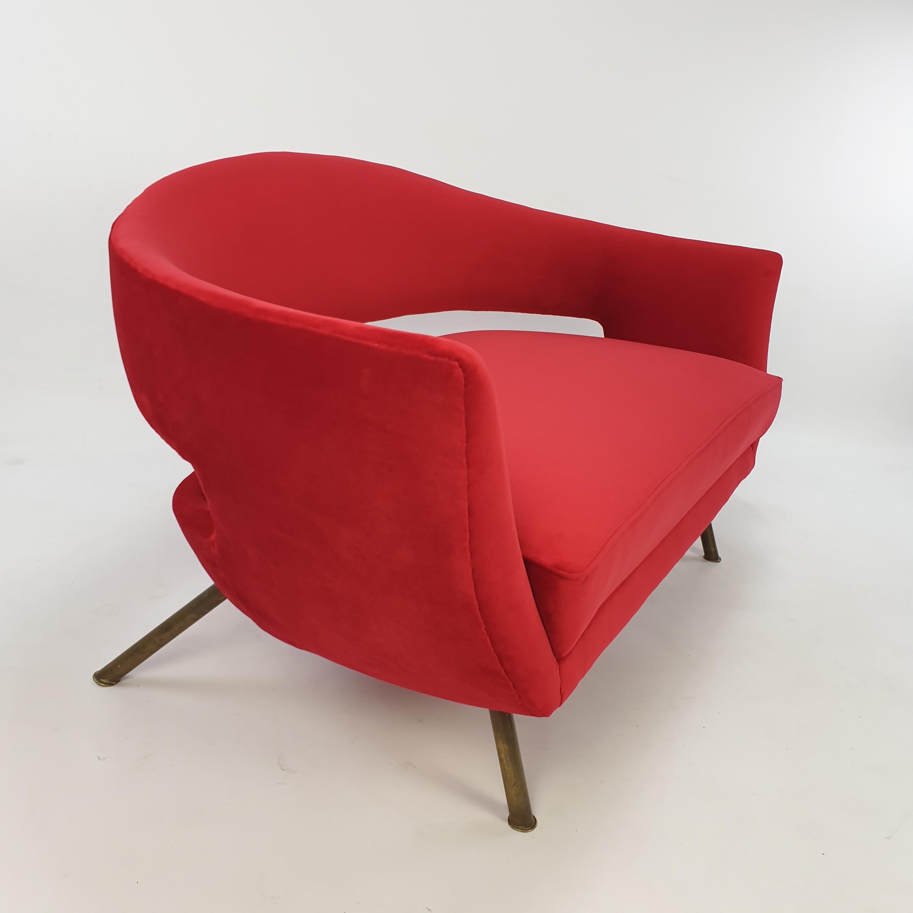 Canapé italien du milieu du siècle dernier de Lenzi Nello, 1954 en vente 1