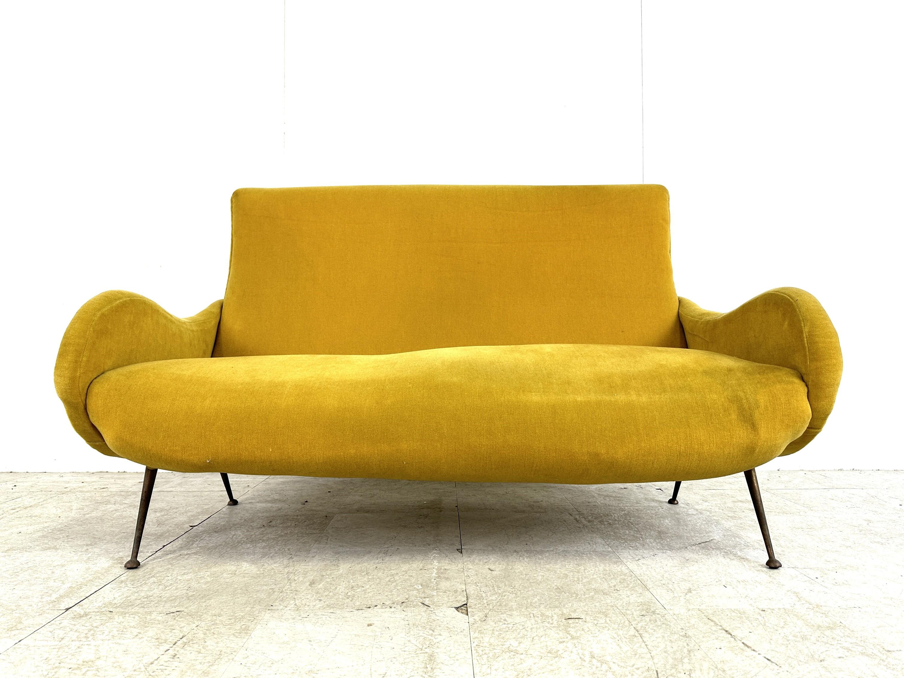 Mid-Century Modern Mid century italian sofa set by Marco Zanuso, 1950s For Sale
