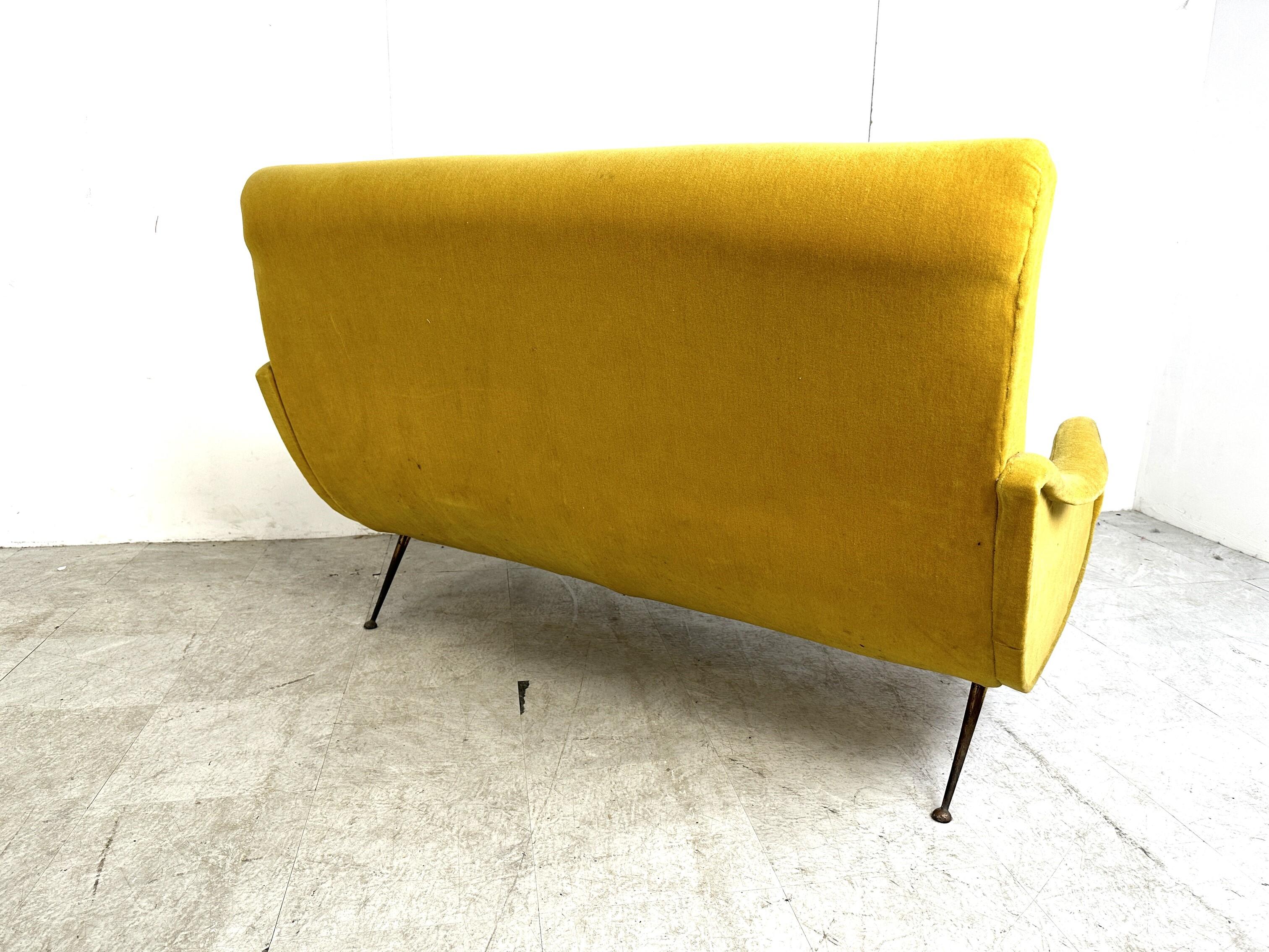 Mid century italian sofa set by Marco Zanuso, 1950s For Sale 1