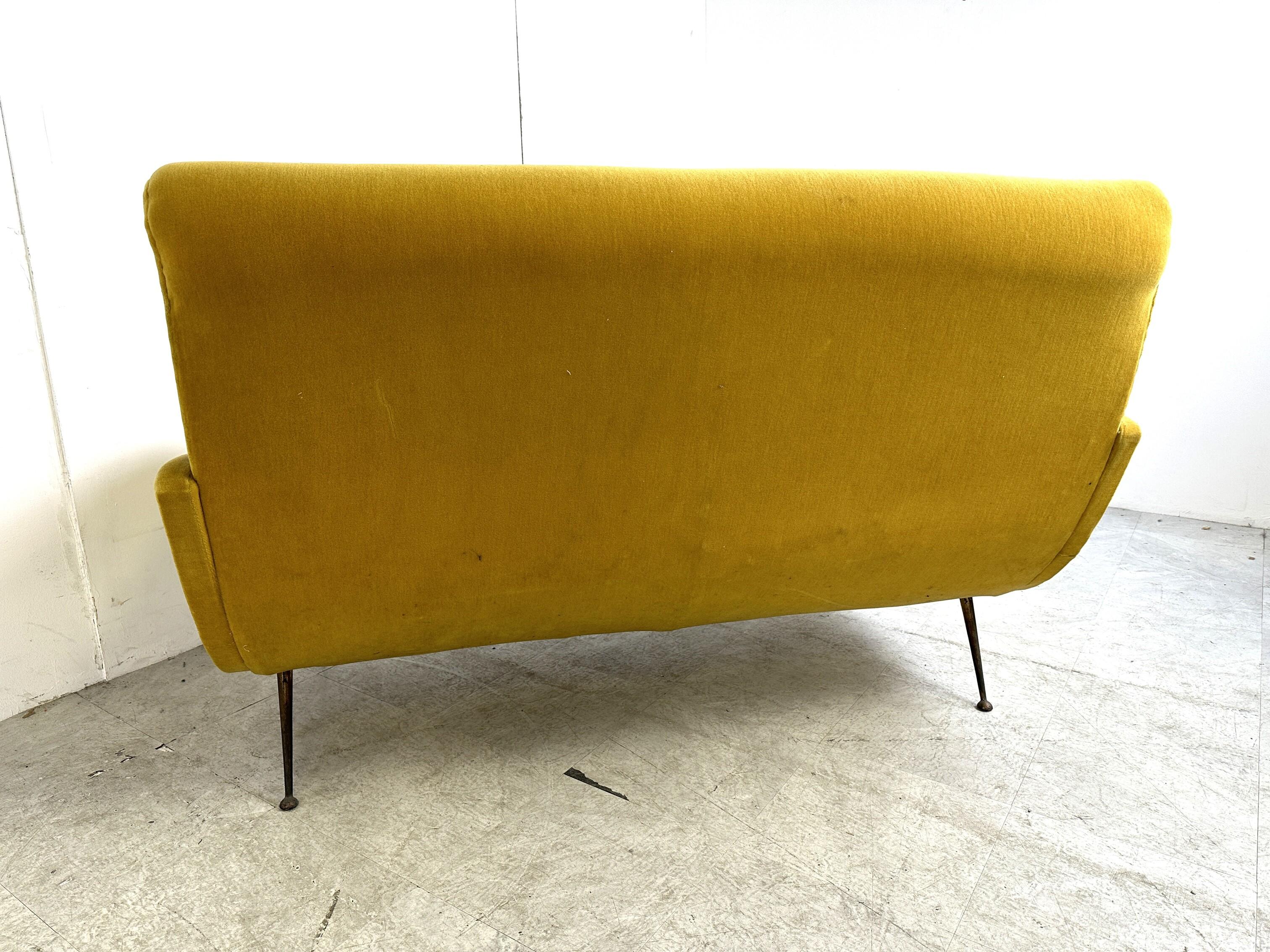 Mid century italian sofa set by Marco Zanuso, 1950s For Sale 2
