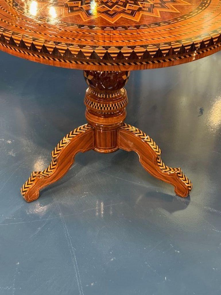 Mid Century Italian Sorrento Occasional Table In Good Condition For Sale In Dallas, TX