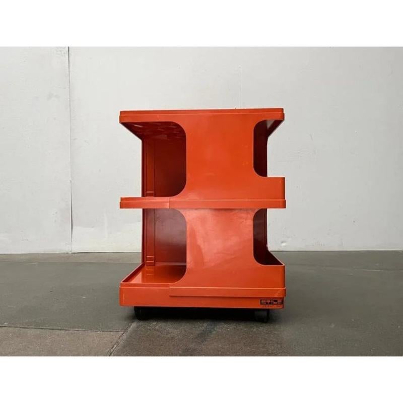 Mid-Century Modern Mid-Century Italian Space Age Bar Trolley or Side Table by Giovanni Pelis, 1960s For Sale