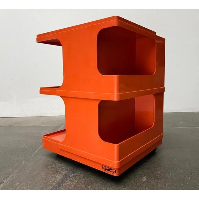 20th Century Mid-Century Italian Space Age Bar Trolley or Side Table by Giovanni Pelis, 1960s For Sale