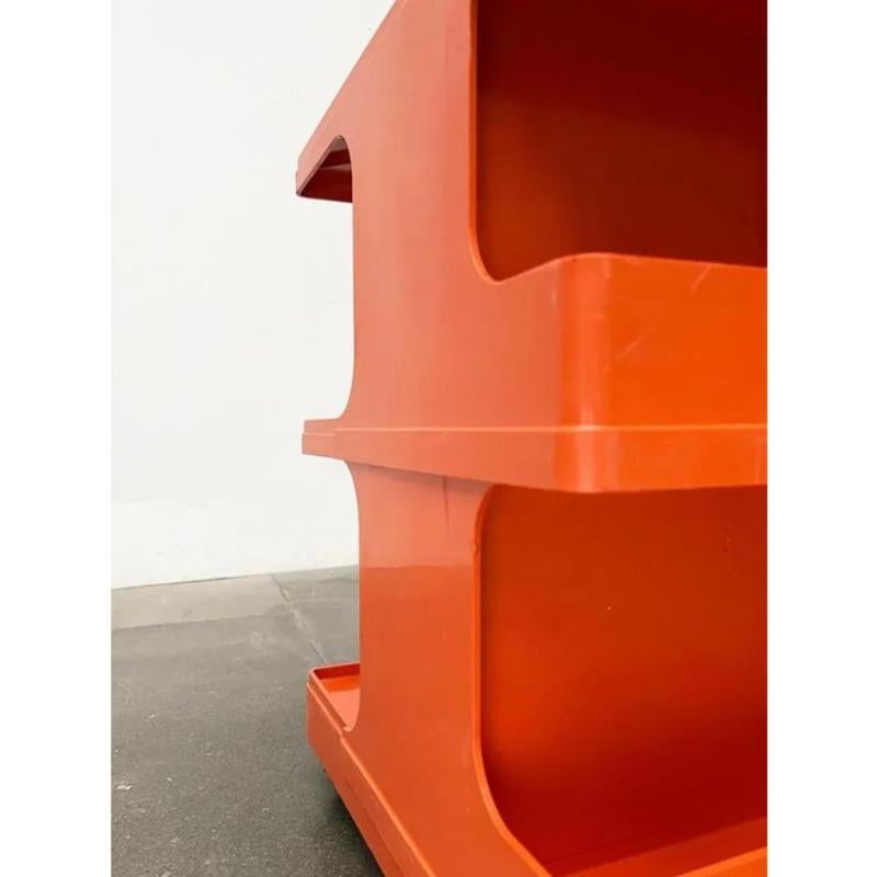 Mid-Century Italian Space Age Bar Trolley or Side Table by Giovanni Pelis, 1960s For Sale 1