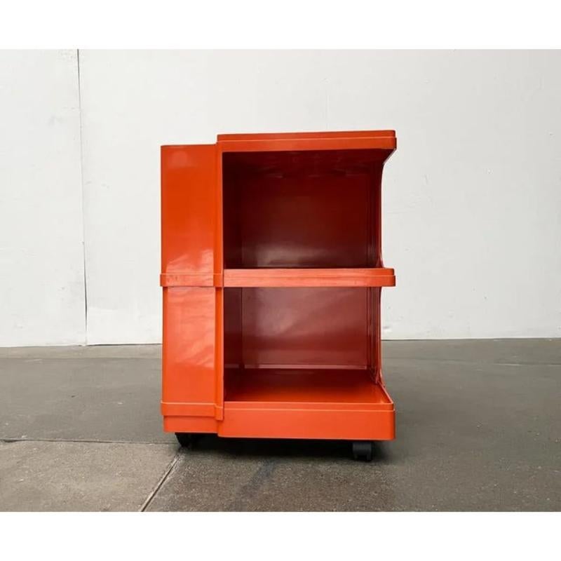 Mid-Century Italian Space Age Bar Trolley or Side Table by Giovanni Pelis, 1960s For Sale 3