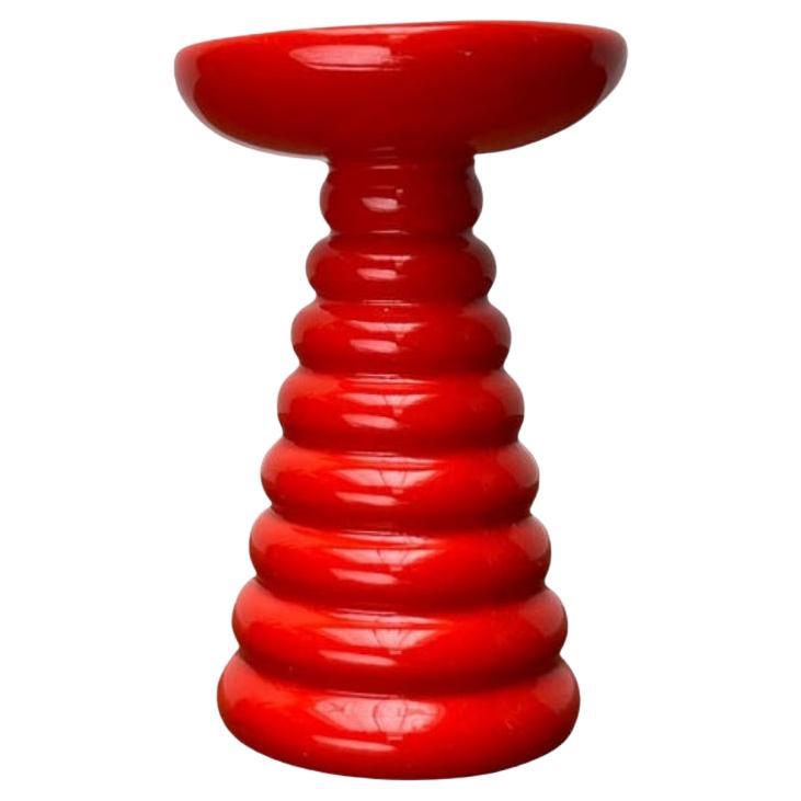 Portacandele in ceramica A Space Age, anni '60, Italia, metà secolo