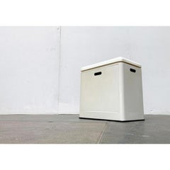 Mid-Century Italian Space Age Laundry Basket Hamper, 1960s