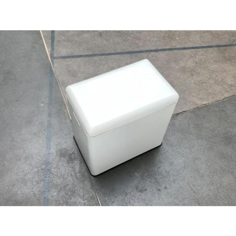 Plastic Mid-Century Italian Space Age Laundry Basket Hamper, 1960s For Sale