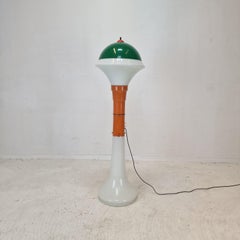 Mid-Century Italian Space Age Murano Glass Floor Lamp, 1970s