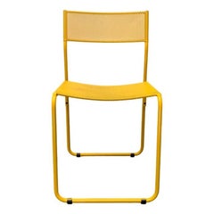 Mid-Century Italian Space Age Perforated Metal Chair, 1960s