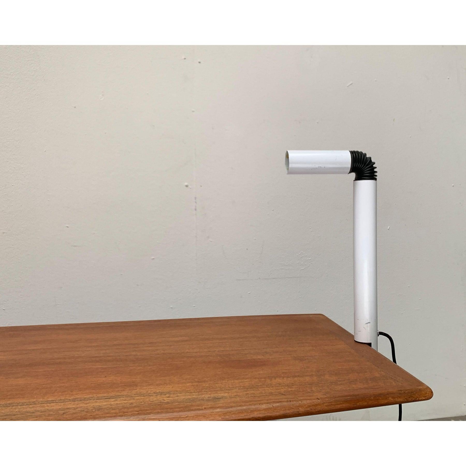 Lampe de bureau italienne de l'ère spatiale périscopio du milieu du siècle dernier pour Stilnovo, années 1960 en vente 4