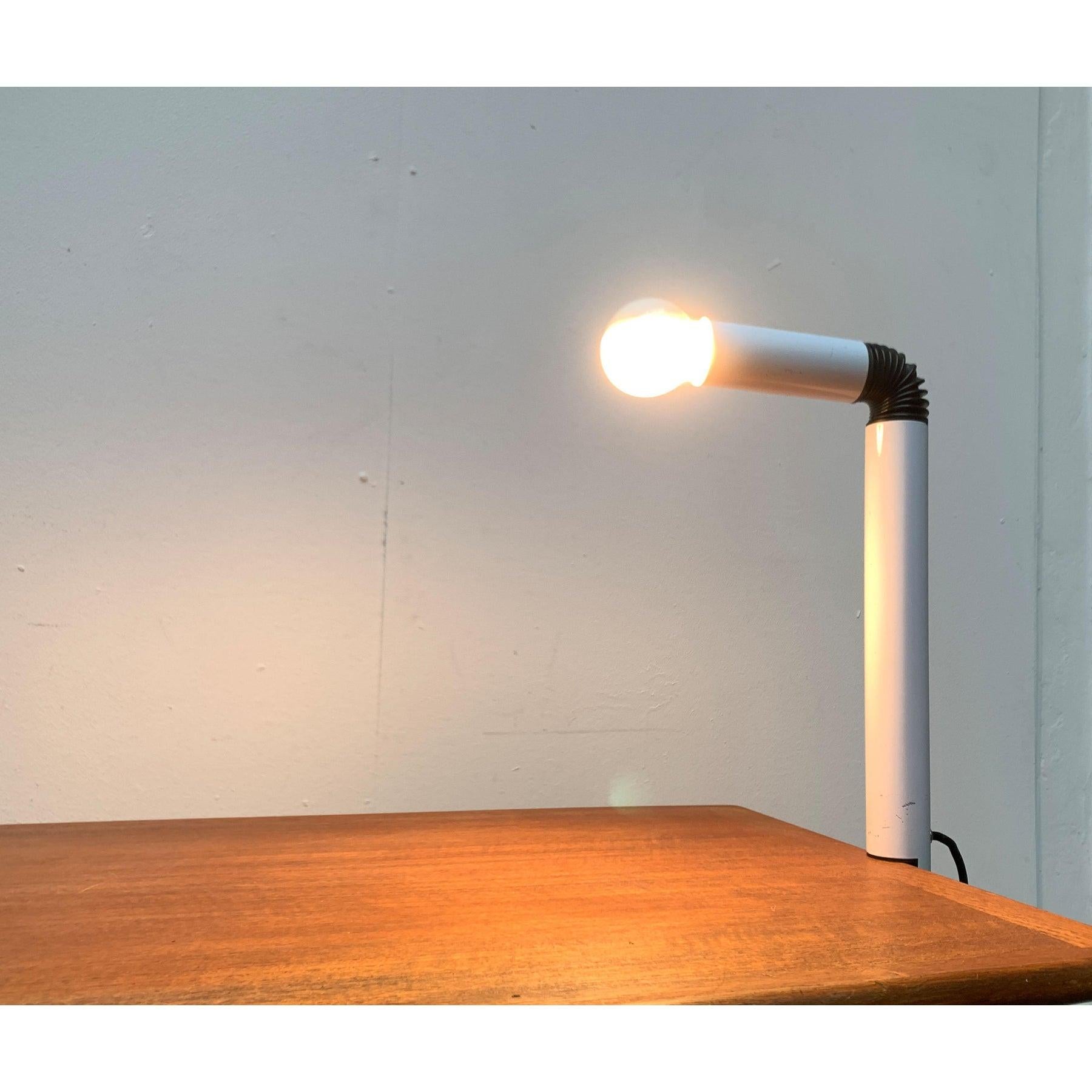 Lampe de bureau italienne de l'ère spatiale périscopio du milieu du siècle dernier pour Stilnovo, années 1960 en vente 3