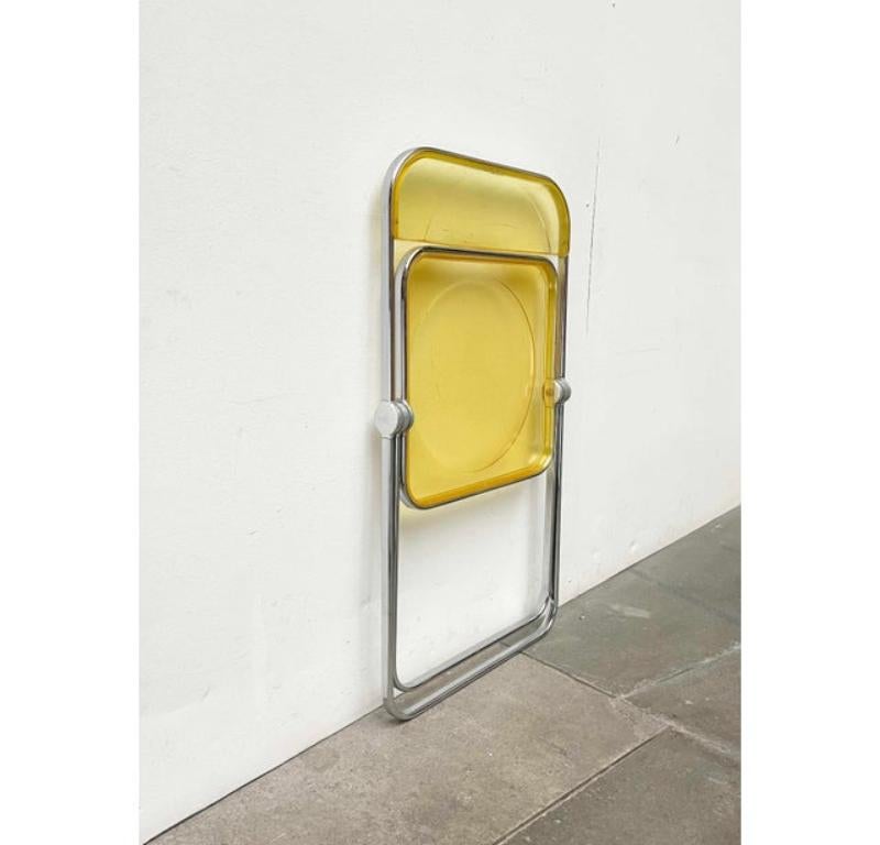 Silla plegable italiana de mediados de siglo Space Age Plia de Giancarlo Piretti, años 60 en venta 4