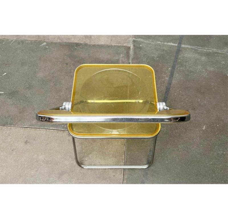 Silla plegable italiana de mediados de siglo Space Age Plia de Giancarlo Piretti, años 60 en venta 5
