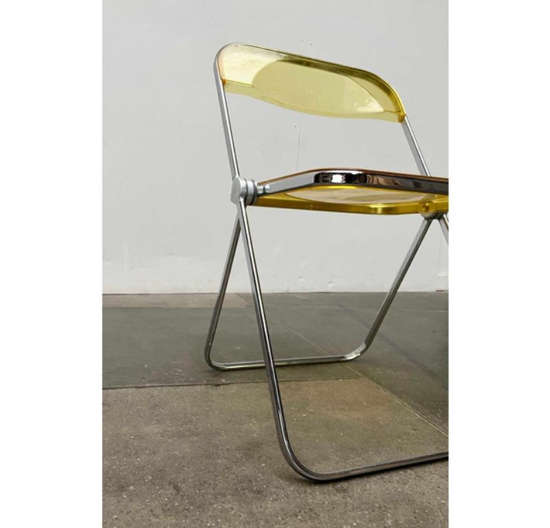 Silla plegable italiana de mediados de siglo Space Age Plia de Giancarlo Piretti, años 60 en venta 6