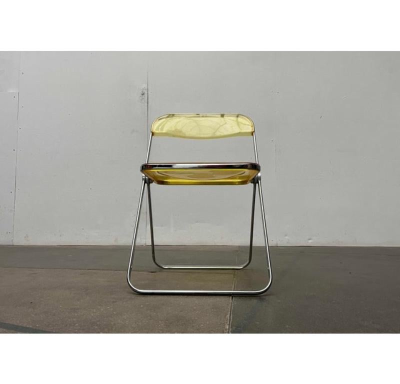 Silla plegable italiana de mediados de siglo Space Age Plia de Giancarlo Piretti, años 60 en venta 9