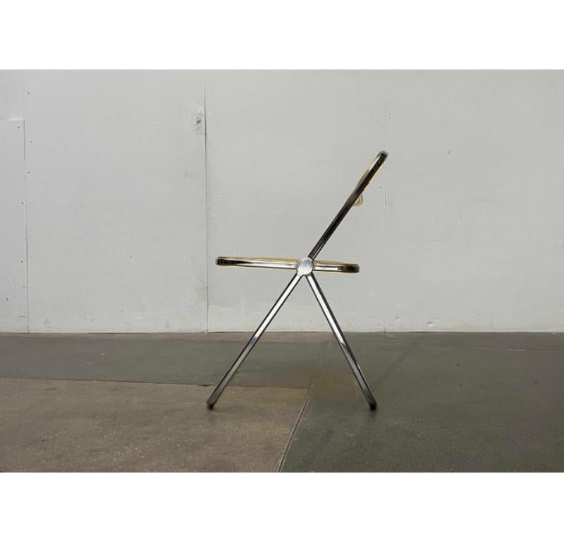 Silla plegable italiana de mediados de siglo Space Age Plia de Giancarlo Piretti, años 60 en Bueno estado para la venta en Hamburg, DE