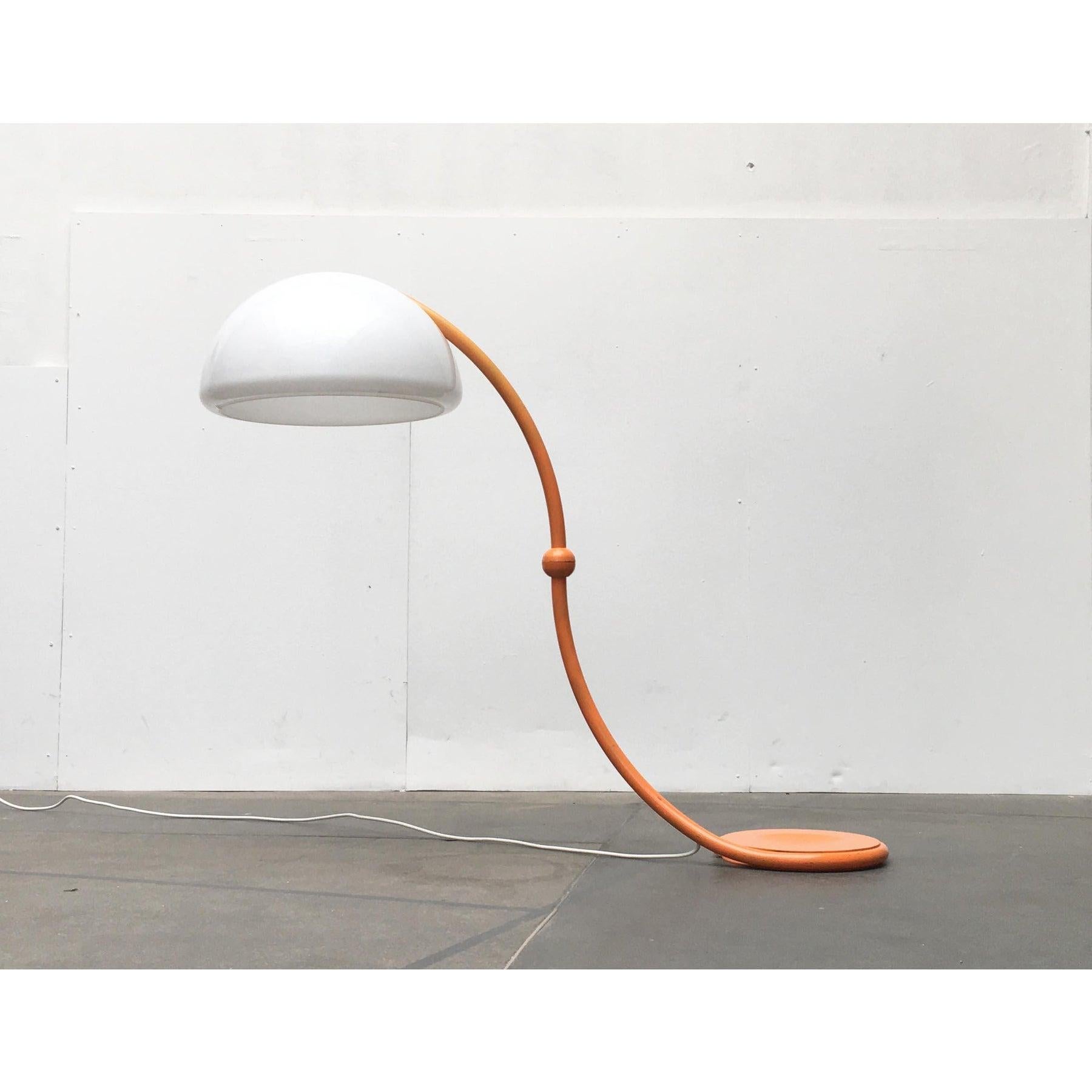 Italiano Lampada da terra Serpente A Space Age di Elio Martinelli, 1970 in vendita