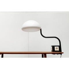 Mid-Century Italian Space Age Serpente Table Clamp Lamp by Elio Martinelli