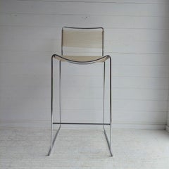 Mid Century Italian Spaghetti bar stool,  Giandomenico Belotti 1970s 80s