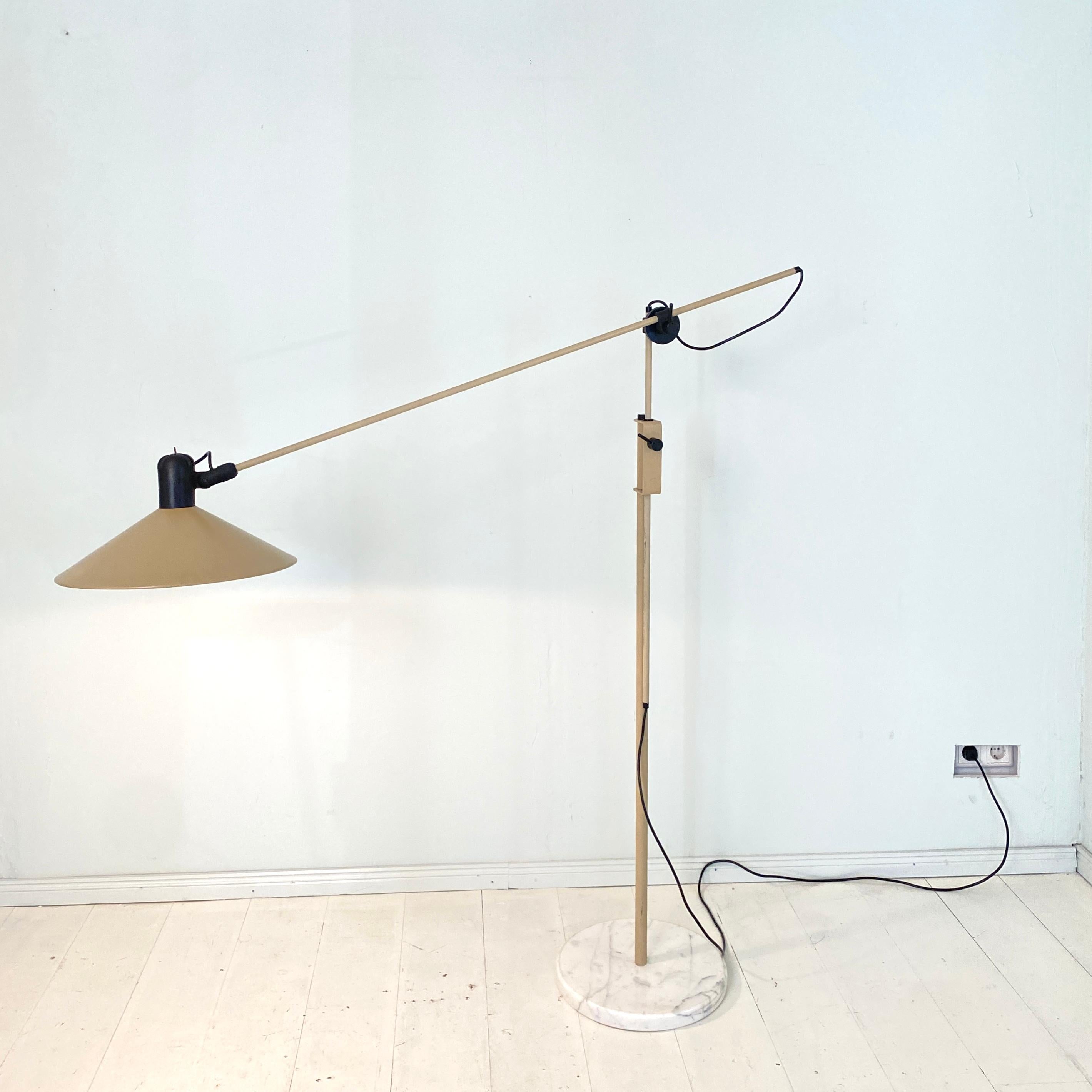 Eames LG TABLE LAMP CANTILEVER-MARBLE BASE Mid-Century ITALIAN Eames STILNOVO Deco 