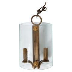 Lampe à suspension néoclassique italienne Stilnovo du milieu du siècle dernier, vers 1950