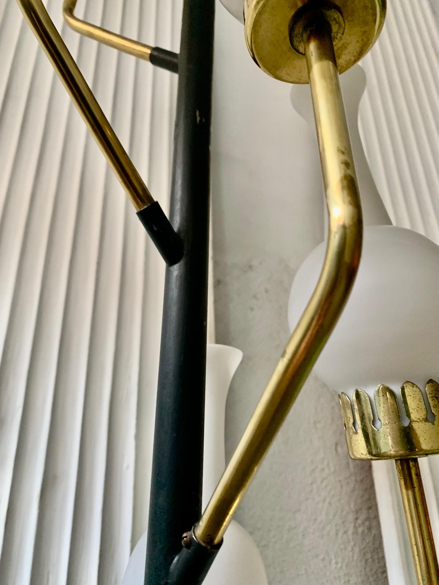 Mid Century Italian Stilnovo Style Floor Lamp, 1950's For Sale 3