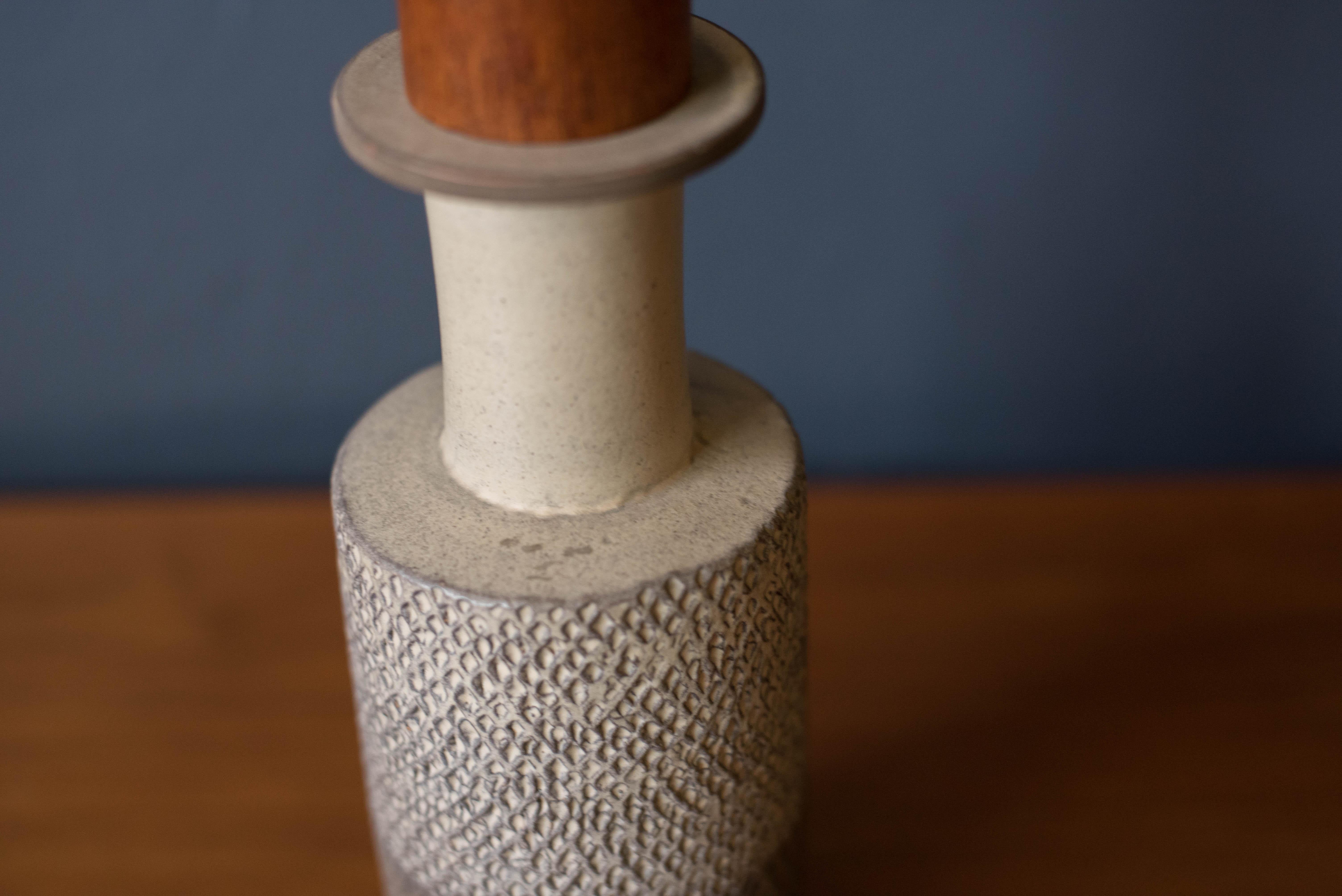 Mid-Century Modern Mid Century Italian Stoneware Vase by Bitossi